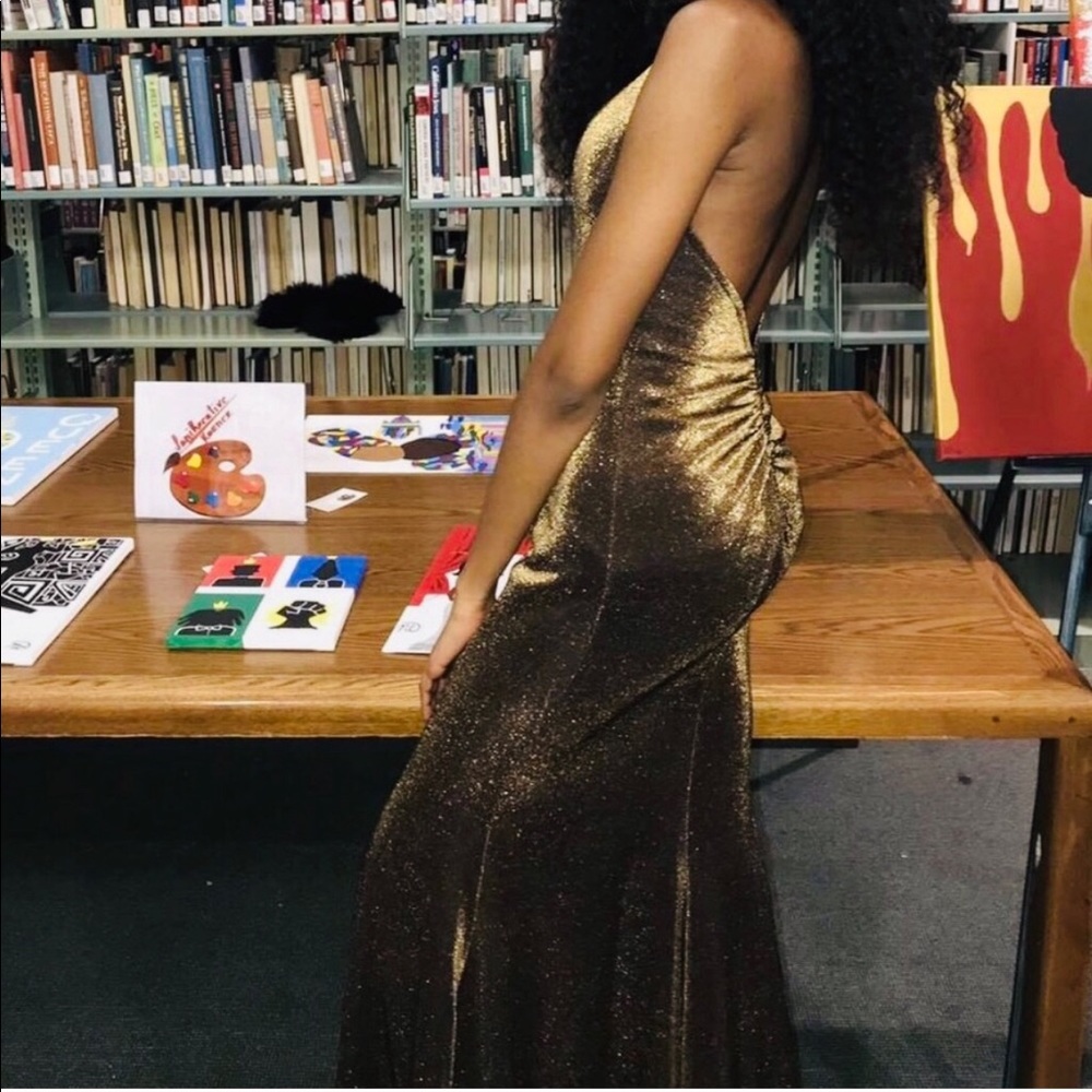 Gold mermaid dress [10$ Sale!] - Picture 2 of 5